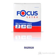 Focus Extra Plus 1/8 Ozel Katlama Peçete (33 x 33 cm) - 50 'li x 24 Paket