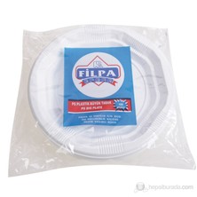 Filpa 19 cm Plastik  Tabak 100 'lü x 10 Paket = 1 Koli