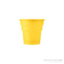 Roll-Up Plastik Meşrubat Bardağı Sarı 7 oz 25 Adet