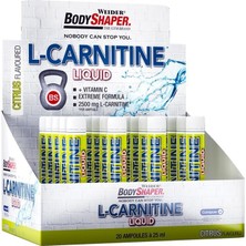 Weider L-Carnitine Liquid 2500 Mg 20 Ampul Lımon (Orijinal Distribütör Bandrollü)