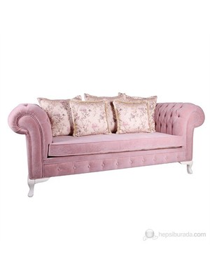 3A Mobilya Pink Dream Chesterfield Kanepe