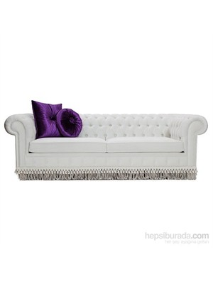 White Swan Chesterfield Beyaz