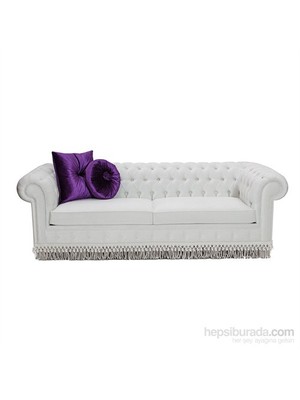 White Swan Chesterfield Beyaz