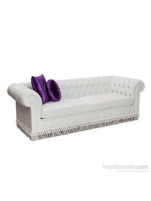 White Swan Chesterfield Beyaz