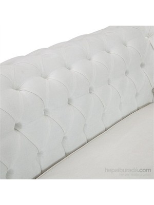 White Swan Chesterfield Beyaz