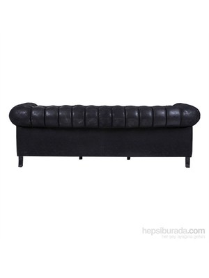 Black Nubuk Chesterfield