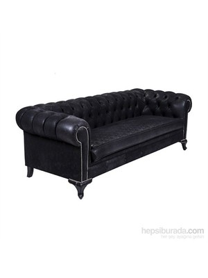 Black Nubuk Chesterfield