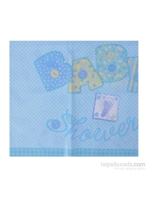 Balon Baby Blue Stitching Masa Örtüsü 137X213 Cm