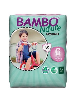 Bambo Nature No6 Alıştırma Külodu 18Kg+ / 18 Adet