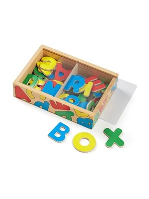 Melissa & Doug Ahşap Mıknatıslı Harfler