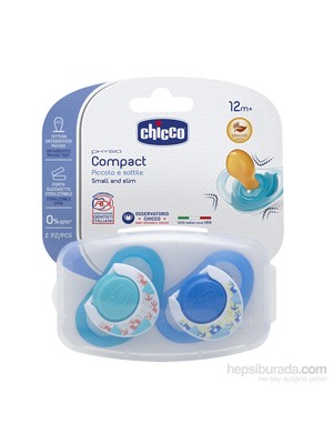 Chicco Physio Compact Kauçuk Emzk Erk 12 ay+ 2Li