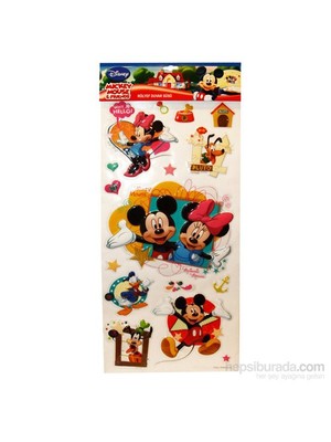 Vardem Disney Karakterleri Kabartmali Sticker Seti