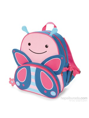 Skip Hop Kelebek Sırt Çantası Dayanıklı Malzeme ile 28x13x30 cm 3 Yaş ve Üzeri Çocuklar İçin