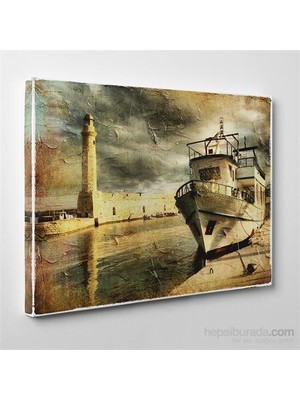 Tabloshop Deserted Harbor Kanvas Tablo