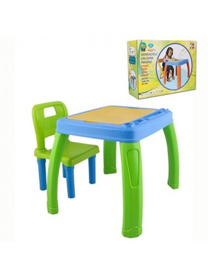 Pilsan Sandalyeli Çalışma Masası 03-402  Yeşil