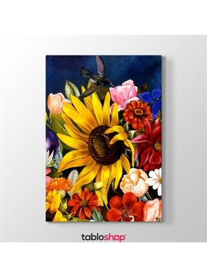 Tabloshop Frida Kahlo - Çiçek Sepeti Tablosu