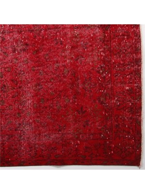 Altıncı Cadde Vintage Halı Kırmızı 133X228 Cm