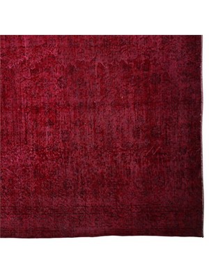 Altıncı Cadde Vintage Halı Kırmızı 272X142 Cm