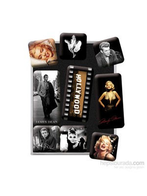 Nostalgic Art Hollywood Magnet Set 9 Parça