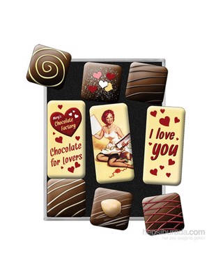 I Love You Chocolate Magnet Set (9 Parça)