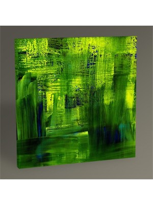 Tablo 360 Yeşil Soyut Yağlı Boya Tablo 30X30