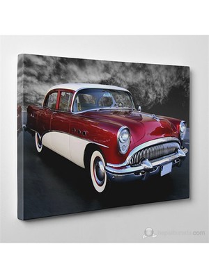 Tabloshop - Klasik Amerikan Araba Canvas Tablo - 75X50cm