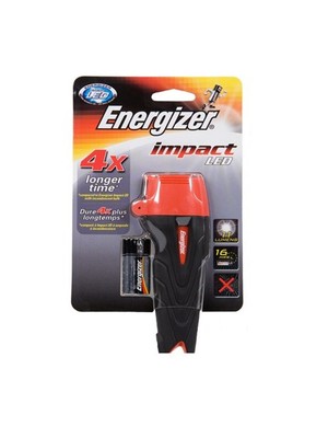 Energizer (G27-6307) İmpact Rubber 1 Ledli 2xAAA İnce Kalem Pilli Fener