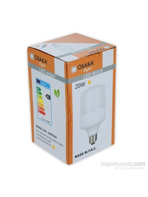 Osakalight 20W Yüksek Watt Led  Ampul E27 Günışığı