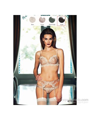 Magic Form Y4592 Dantelli Çıkma Pedli Göğsü 2 Beden Büyük Gösteren Süngerli Sütyen