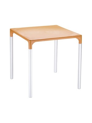 Siesta 758 Mango Alu 70x70cm Kare Masa (Alüminyum Ayaklı) (Hı-Tech)
