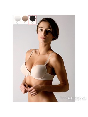 Kadın Dolgulu Siyah Sütyen 3563