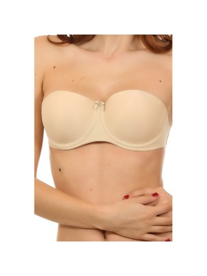 Nurteks Destekli Sırtı Şeffaf Sütyen