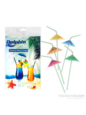 Dolphin Şemsiye Pipet 50li