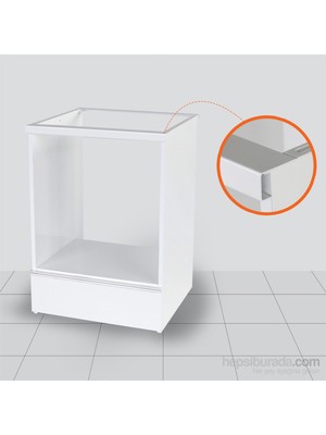 Prado Ahşap Çekmeceli Ankastre Modül Beyaz