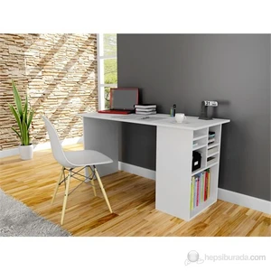 Tdesigno Akasya Bilgisayar ve Çalışma Masası - Beyaz
