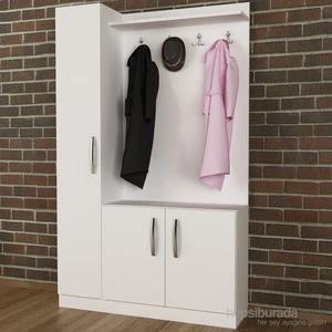 Naturel Portmanto Beyaz