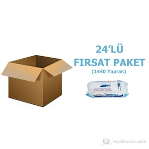 Hasta Vücut Temizleme Bezi 24'lü Fırsat Paket (1440 Yaprak)
