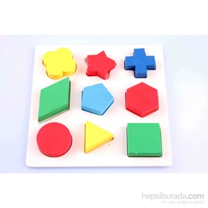 Wooden Toys Montessori Kavram Şekil Seti