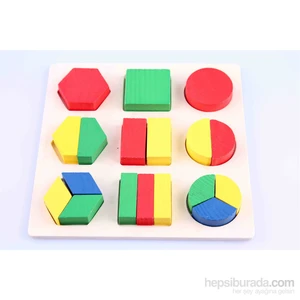 Wooden Toys Montessori Kavram Şekil Seti