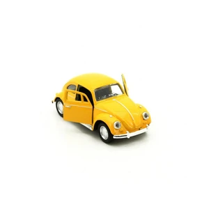 Pasifik Toys Oyuncak Metal Çek Bırak Sarı Woswos Araba 1:32