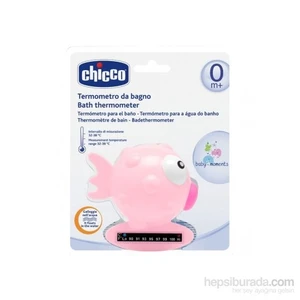 Balık Şekilli Banyo Termometre - Pembe