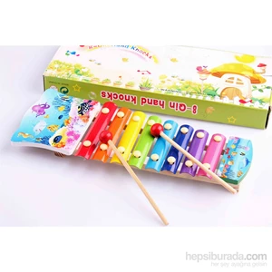 Nani Toys Renkli Ahşap Selefon