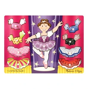 Melissa&Doug Ahşap Değiş Tokuş Yapboz - Balerin