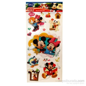Disney Karakterleri Kabartmali Sticker Seti