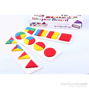 Nani Toys Ahşap Geometrik Şekil Paketi
