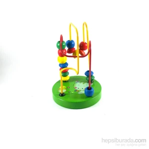 Ahşap Mini Koordinasyon Oyuınu - Yeşil Renkli