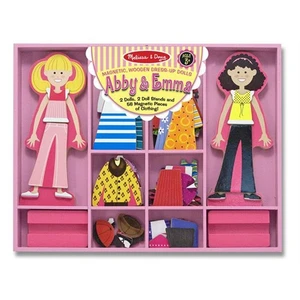 Ahşap Mıknatıslı Giydirme - Abby İle Emma