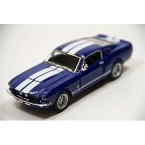 1967 Shelby Gt500 (Mavi) 1:38 Metal Çek Bırak Araba