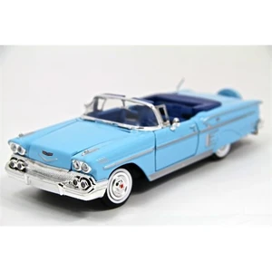 Motor Max 1:24 1958 Model Chevy Impala (Mavi)