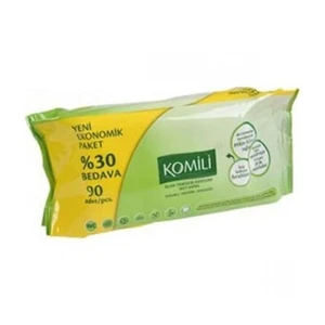 Komili Islak Havlu Mendil 90'Lı